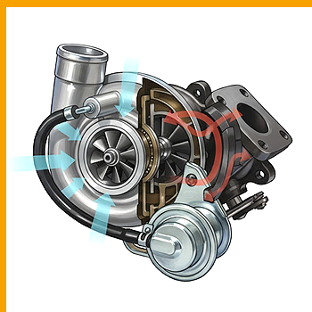 IHI R183 Turbocharger Parts